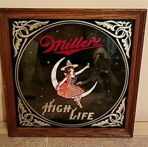 Miller High Life framed art
